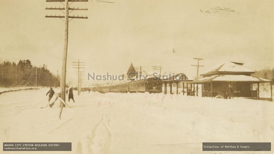 Postcard: Boston & Maine "Snow Train" at Crawford